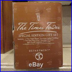 NEW Dept 56. THE TIMES TOWER 2000 Special Edition Gift Set Never out of box