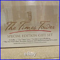 NEW Dept 56. THE TIMES TOWER 2000 Special Edition Gift Set Never out of box