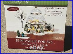 NEW IN BOX! Crystal Gardens Conservatory Department 56 Christmas in the City