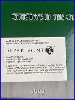 NIB 2002 Department 56 Radio City Music Hall 56 58924 Christmas In The City