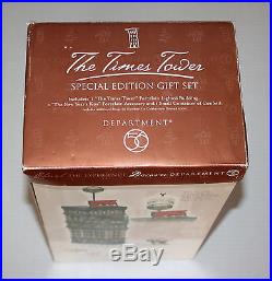 NIB DEPARTMENT 56 The Times Tower 2000 New Year (Christmas in the City)