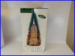 NIB Department 56 Empire State Building Christmas in the City Lighted #56.59207