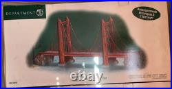 NIB Department 56 GOLDEN GATE BRIDGE #56.59241 Christmas In The City