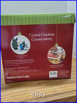 NIB Dept. 56 Christmas in the City CRYSTAL GARDENS CONSERVATORY #59219 56.59219