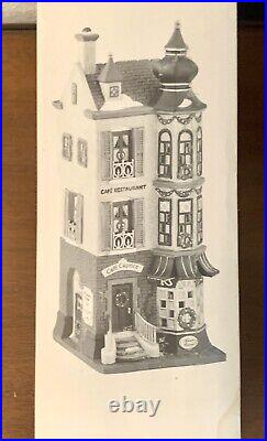 New! Cafe Caprice French Restaurant Dept 56, Christmas In The City Series