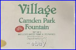 New! Camden Park FountainDept 56, Christmas In The City Series