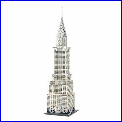 New Department 56 Christmas in the City Village The Chrysler Building Lit House