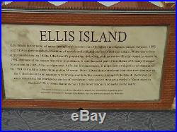New Department 56 Ellis Island #57713 CIC Patriotic Immigration Building Light