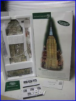 PERFECT EMPIRE STATE BUILDING DEPARTMENT 56 100% COMPLETE CHRISTMAS IN THE CITY