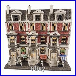 RARE 1987 Dept 56 Sutton Place Brownstones 5961-7 Christmas In The City
