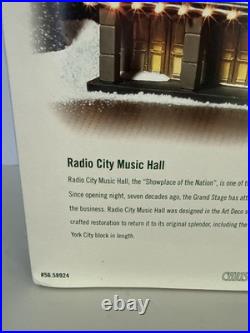 RARE Department 56 Christmas in the City Radio City Music Hall Hand Painted NEW