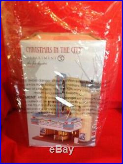 RARE Dept 56 CHRISTMAS IN THE CITY village FOX THEATRE NEON lights 4025242 NIB