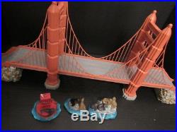 RARE Dept 56 Golden Gate Bridge Landmark Series RETIRED Inc. 3 Lemax Sea Lions