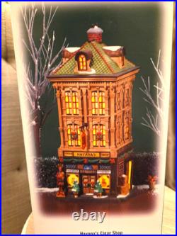 RARE Dept 56 HAVANA'S CIGAR SHOP 805534 Christmas In The City New In Box RARE Dept 56 HAVANA'S CIGAR SHOP 805534 Christmas In The City New In Box