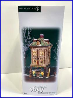 RARE Dept 56 HAVANA'S CIGAR SHOP 805534 Christmas In The City New In Box
