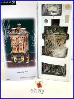 RARE Dept 56 HAVANA'S CIGAR SHOP 805534 Christmas In The City New In Box