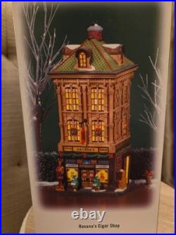 RARE Dept 56 HAVANA'S CIGAR SHOP 805534 Christmas In The City New In Box RARE Dept 56 HAVANA'S CIGAR SHOP 805534 Christmas In The City New In Box