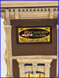 RARE Dept 56 HAVANA'S CIGAR SHOP 805534 Christmas In The City New In Box