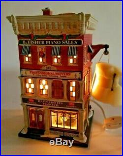 RARE! NEW Dept 56 Christmas in the City Series HAMMERSTEIN PIANO CO. #799941