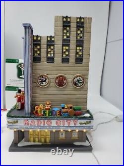 RARE RETIRED Dept 56 Radio City Music Hall Christmas in the City 58924 Rockettes