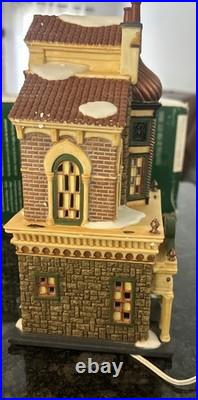 READ Dept 56 Christmas In The City Russian Tea Room GUARD RAIL NOT ATTACHED