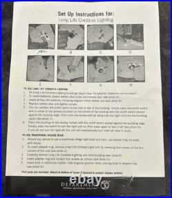 READ Dept 56 Christmas In The City Russian Tea Room GUARD RAIL NOT ATTACHED