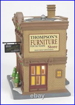 RETIRED Dept 56 Christmas In the City Thompson's Furniture #6011384 Old Stock Z