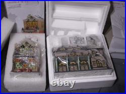 Rare Department 56-Christmas in the City Model Railroad Shop & Lincoln Station