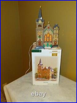 Rare Dept 56 Christmas In The City St. Mary's Church 502/6000 Limited Edition
