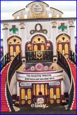Rare Dept 56 Christmas In The City The Majestic Theater 56.58913 Limited Ed