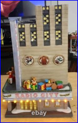 Rare Dept 56 Radio City Music Hall Christmas In The City READ DESCRIPTION