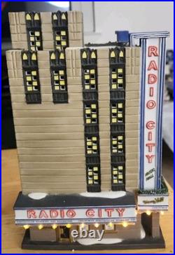 Rare Dept 56 Radio City Music Hall Christmas In The City READ DESCRIPTION