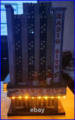 Rare Dept 56 Radio City Music Hall Christmas In The City READ DESCRIPTION