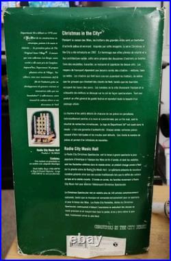 Rare Dept 56 Radio City Music Hall Christmas In The City READ DESCRIPTION