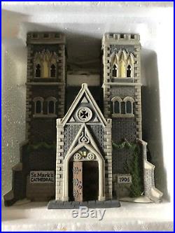 Rare Heritage Village Collection Cathedral Church Of St. Mark MIB Dept 56