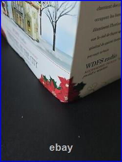 Rare NOB Dept 56 WDFS RADIO Christmas In The City Limited to Year of Prod 2010