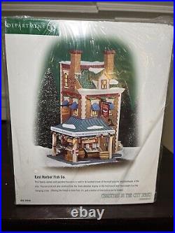 Retired 2006 Dept 56 EAST HARBOR FISH CO. Christmas in the City New Rare Sealed