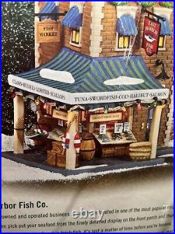 Retired 2006 Dept 56 EAST HARBOR FISH CO. Christmas in the City New Rare Sealed