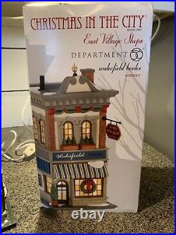 Retired 2012 Department 56 Christmas in the City Series Wakefield Books 4025243