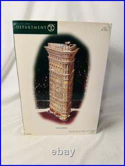 Retired Department 56 Christmas in the City Flat Iron Triangular Building WithBox Retired Department 56 Christmas in the City Flat Iron Triangular Building WithBox