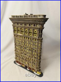 Retired Department 56 Christmas in the City Flat Iron Triangular Building WithBox Retired Department 56 Christmas in the City Flat Iron Triangular Building WithBox