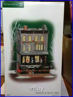 Retired Dept 56 Christmas In The City 21 Club Nib Department 56