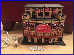 Retired Dept 56 WRIGLEY FIELD Chicago Cubs Christmas In The City