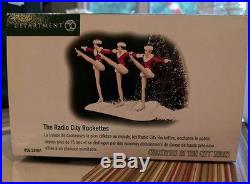 Retired-Mint- Department 56- Radio City Music Hall & 2 sets of Rockettes