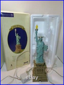 Statue of Liberty Dept 56 AMERICAN PRIDE Lighted Christmas Building 56.57708
