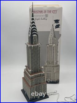 The Chrysler Building Department 56 Christmas in the City Dept 56 4030342 The Chrysler Building Department 56 Christmas in the City Dept 56 4030342