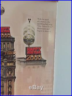 The Times Tower Department 56 Special Edition Gift Set Happy New Year 2000 new