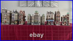 Used Christmas in the City Village hand-painted in good condition