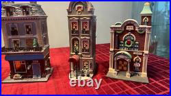 Used Christmas in the City Village hand-painted in good condition