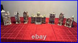Used Christmas in the City Village hand-painted in good condition